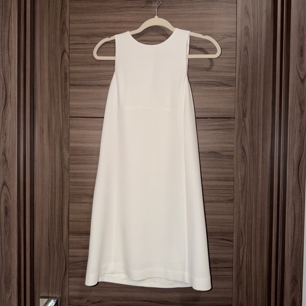 Trina Turk Classic White Midi Dress